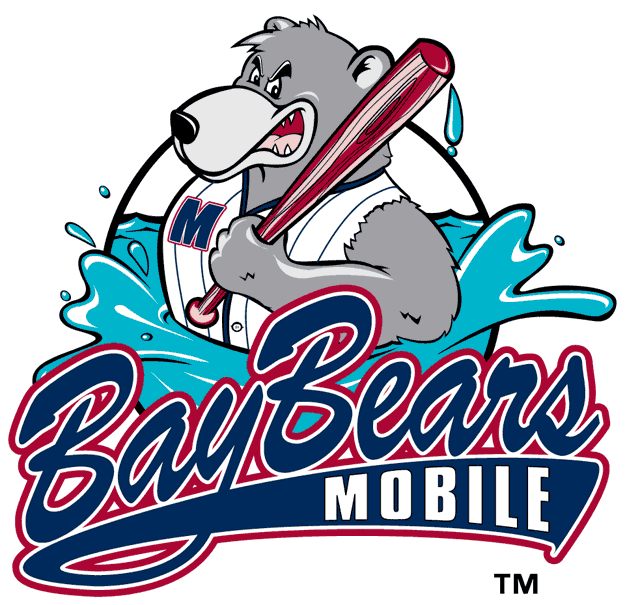 Mobile BayBears 1997-2009 Primary Logo vinyl decal